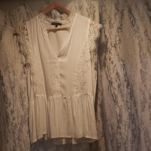 NWOT Lace Peplum Top from Nordstrom.